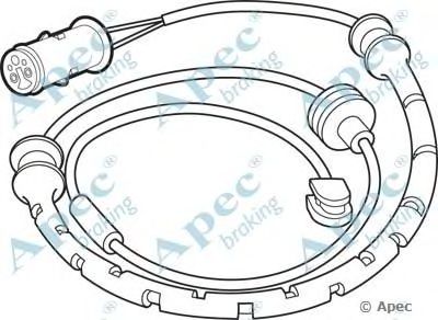 APEC BRAKING wir5202 -  Указатель износа, накладка тормозной колодки